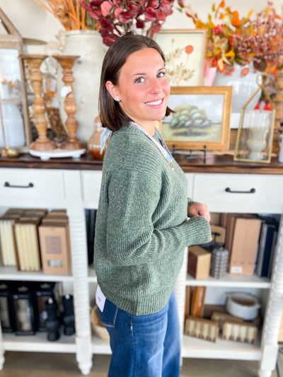 Dark Sage Alex Sweater