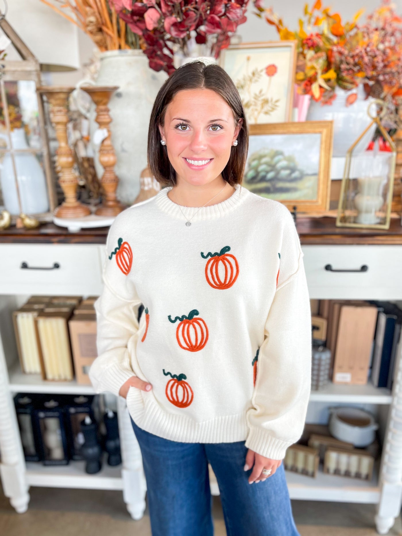 Jodifl Pumpkin Sweater