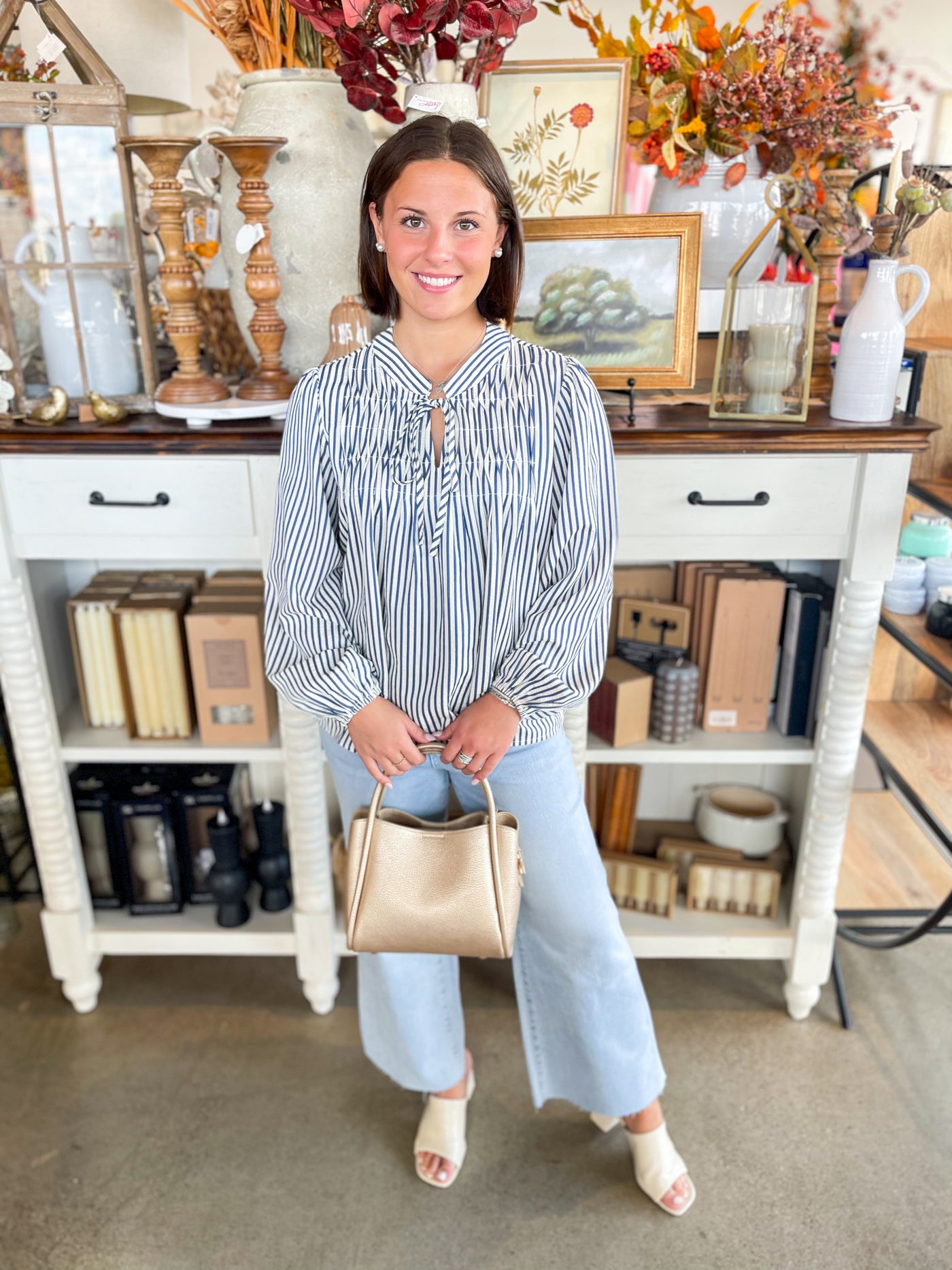 Teal Harlowe Top