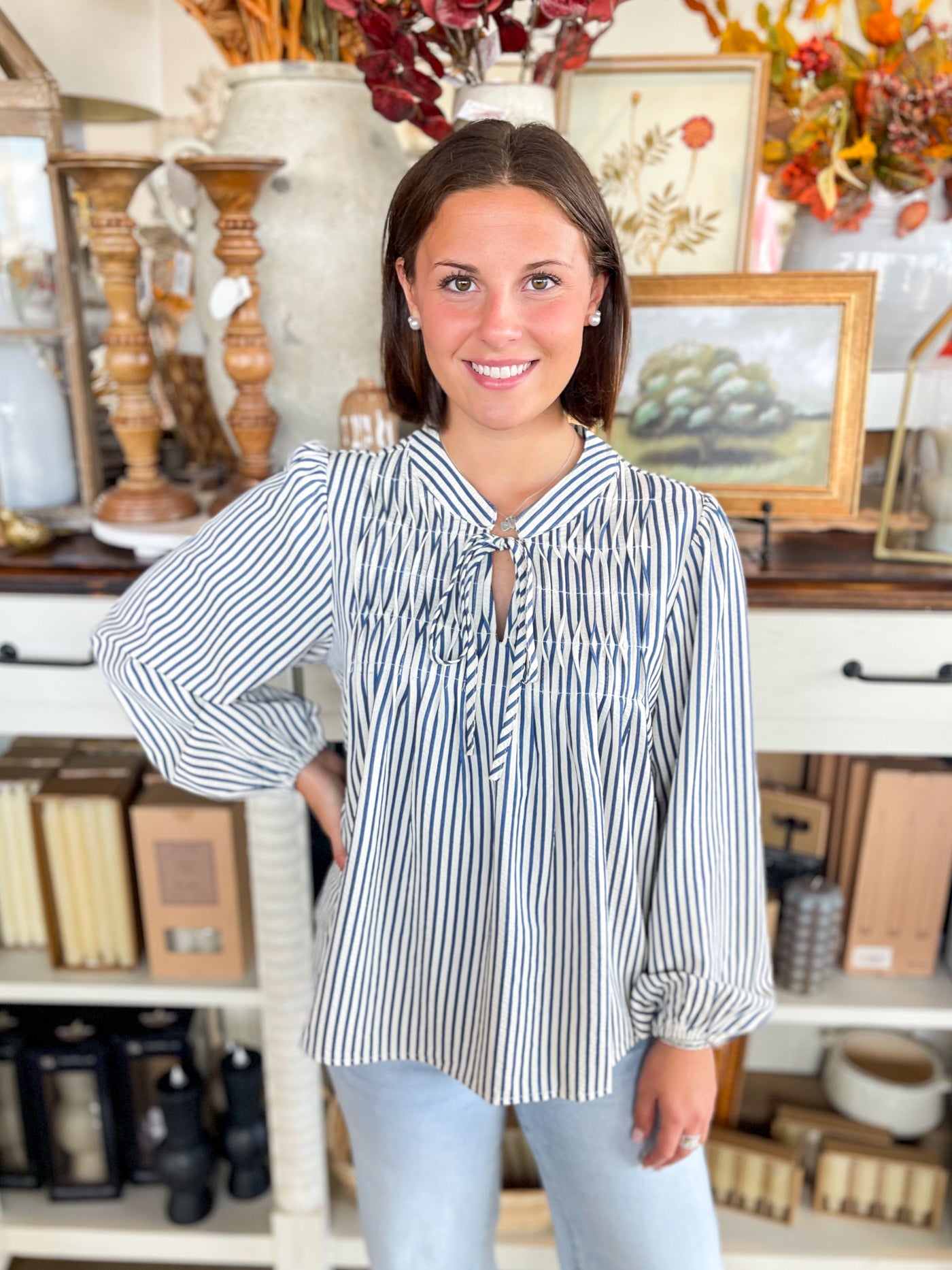 Teal Harlowe Top
