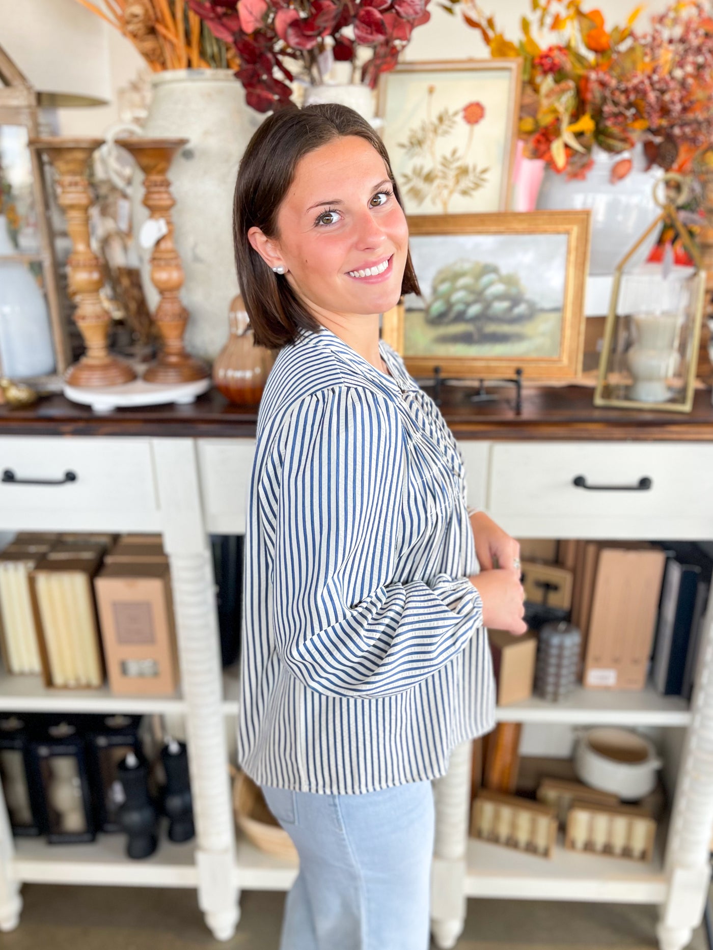 Teal Harlowe Top