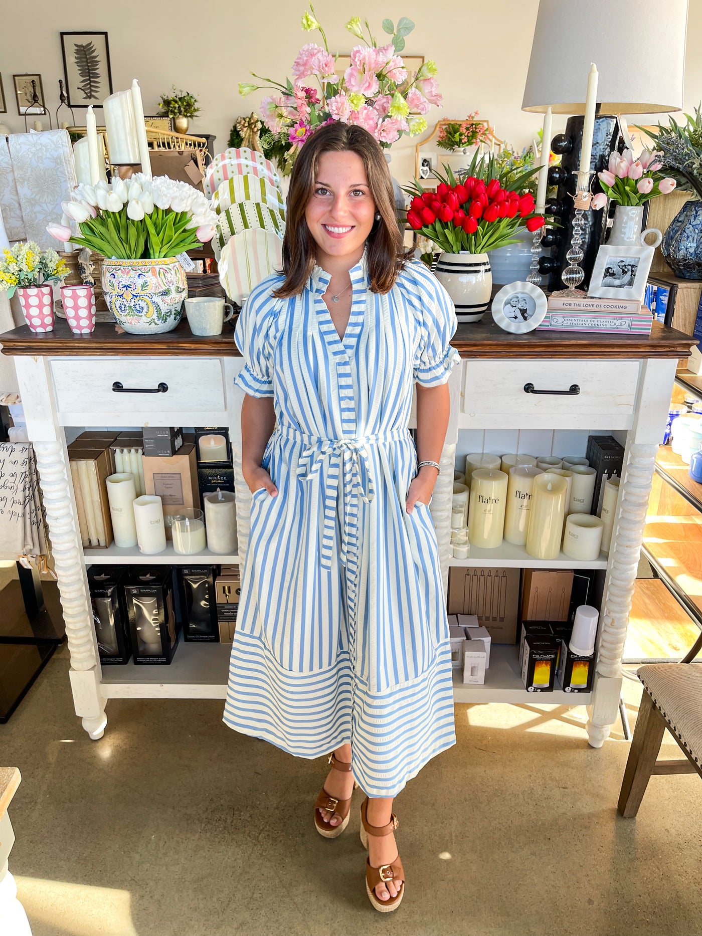 Umgee Blue Madison Dress