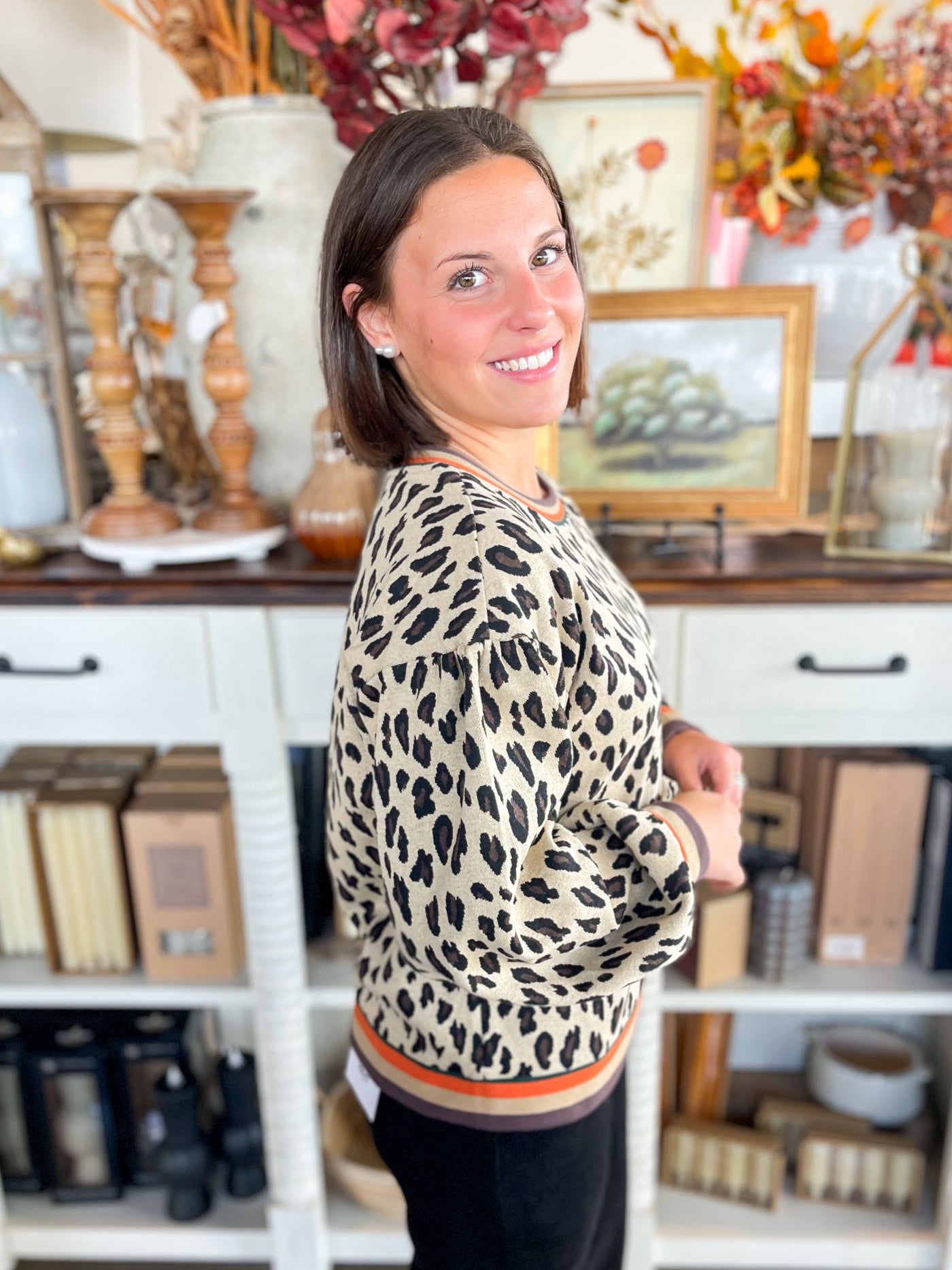 Jodifl Oatmeal Print Rory Sweater