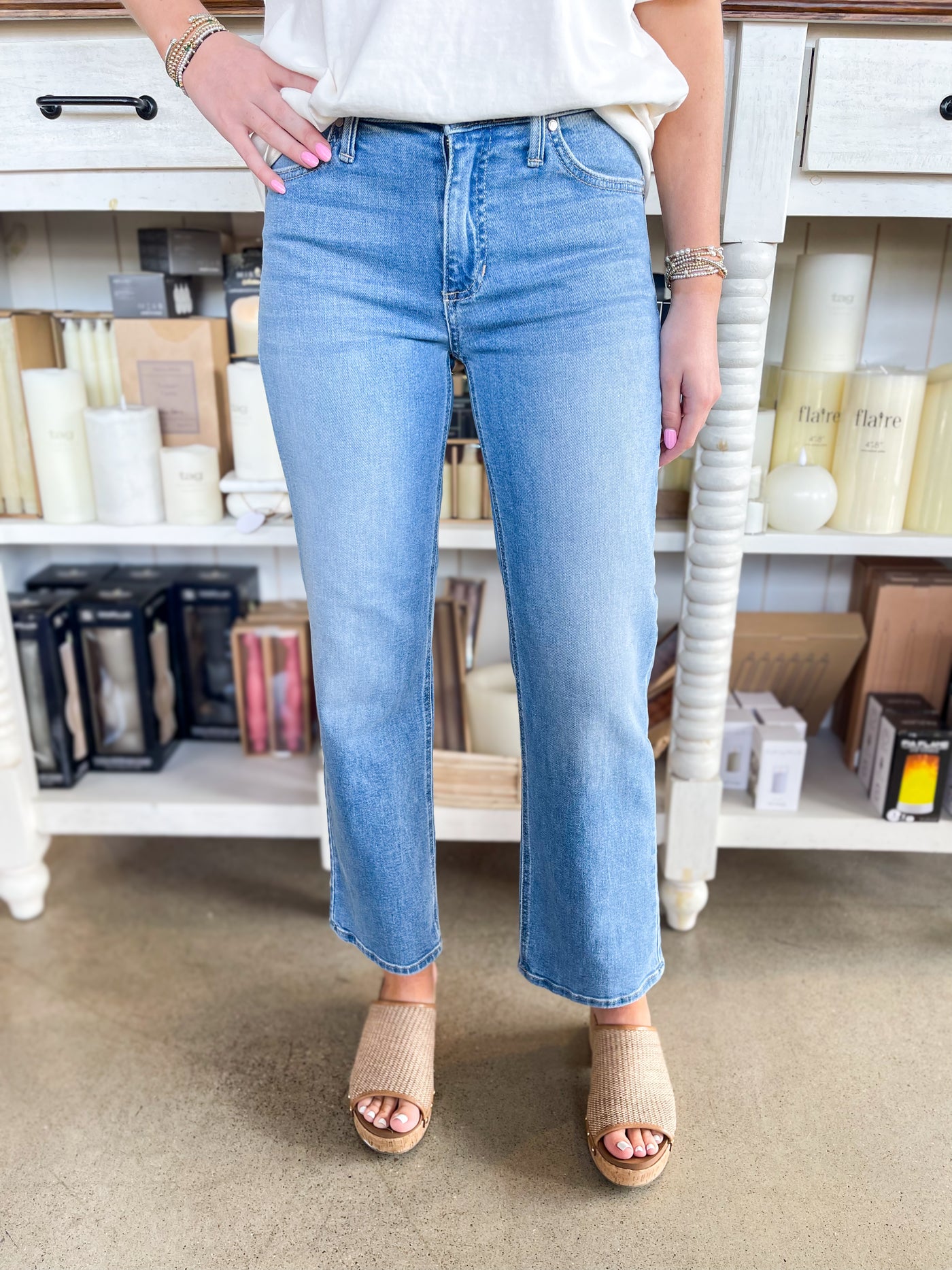 パンツ BEEDEN JQ WIDE STRAIGHT DENIM JBD Denim Stretchy Straight Jean – Kenzie Parker