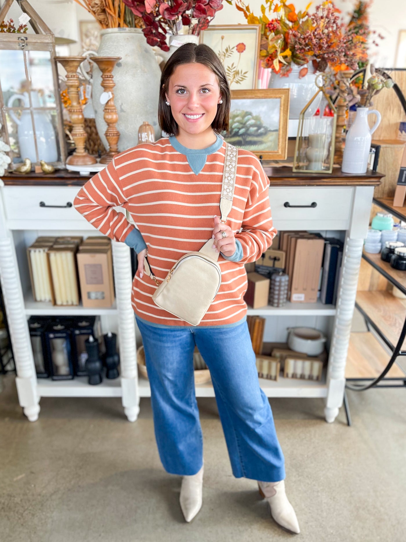 Terra Cotta Oversized Sullivan Sweater