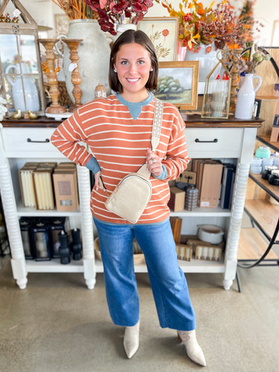 Terra Cotta Oversized Sullivan Sweater