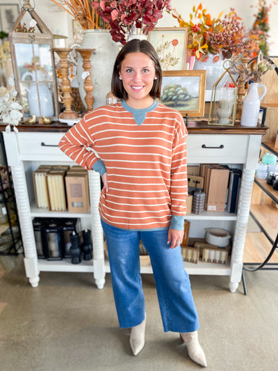 Terra Cotta Oversized Sullivan Sweater