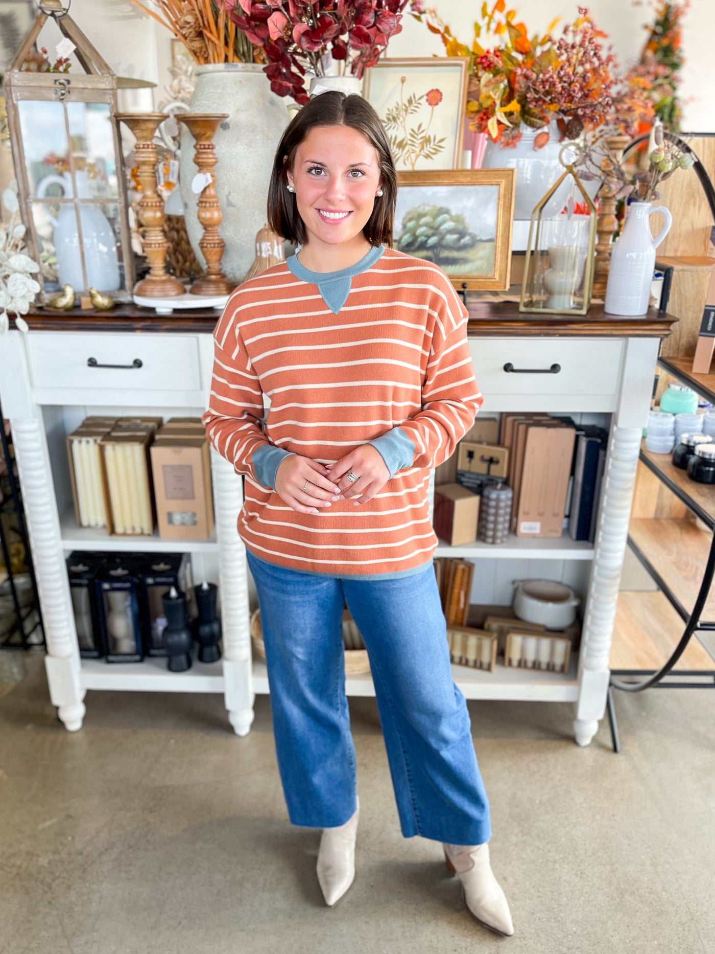 Terra Cotta Oversized Sullivan Sweater