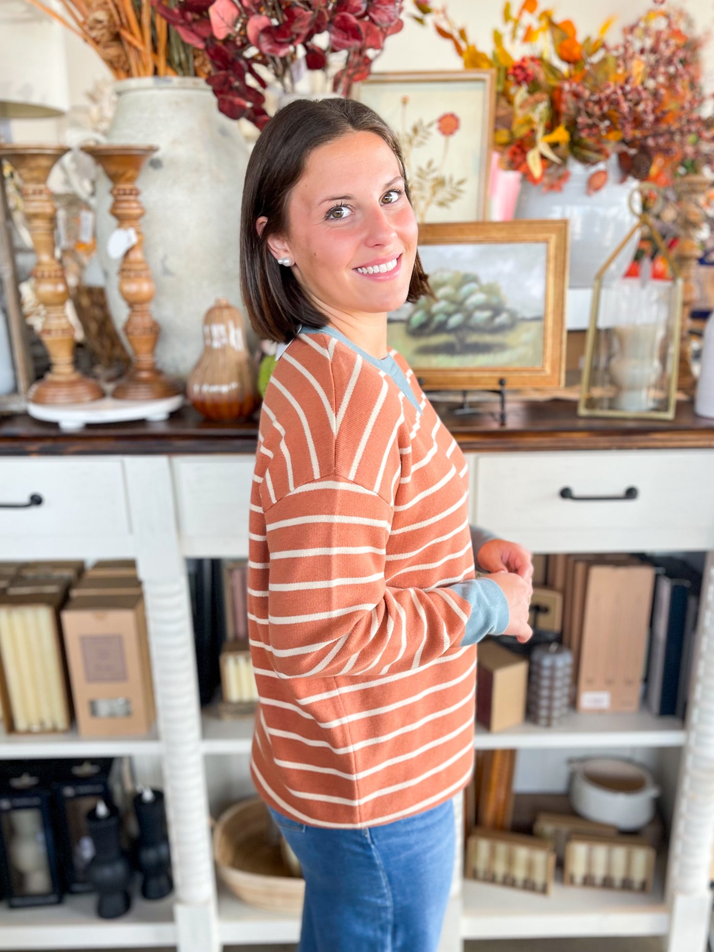 Terra Cotta Oversized Sullivan Sweater