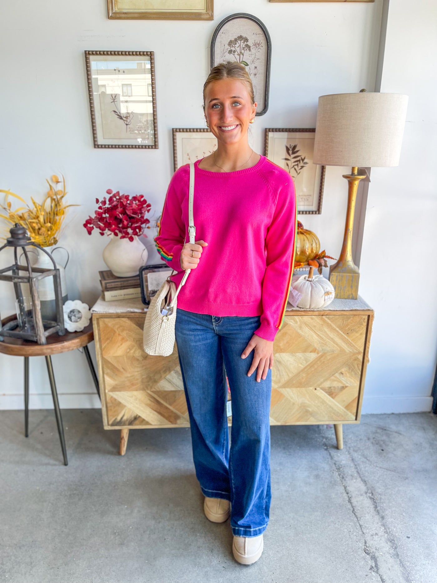Jodifl Fuchsia Tyler Sweater