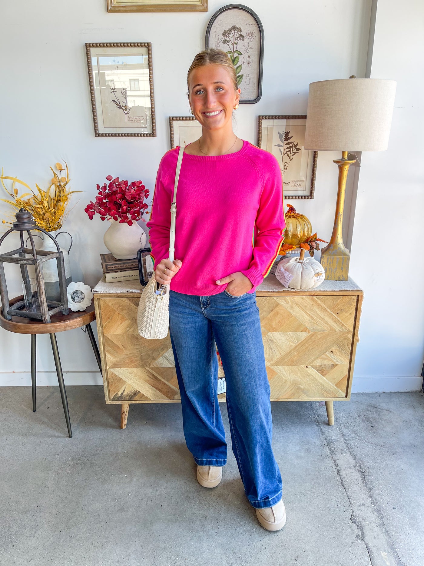 Jodifl Fuchsia Tyler Sweater