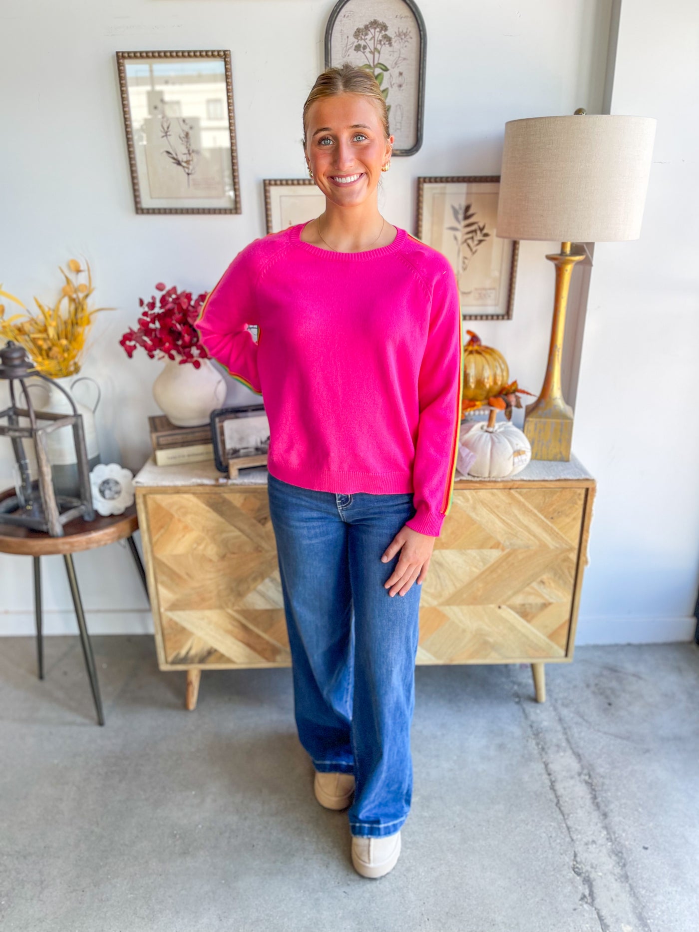 Jodifl Fuchsia Tyler Sweater