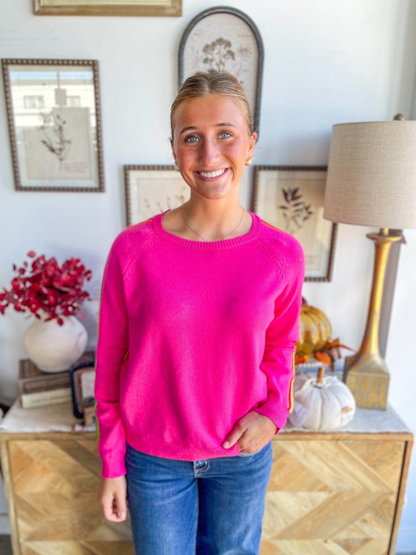 Jodifl Fuchsia Tyler Sweater