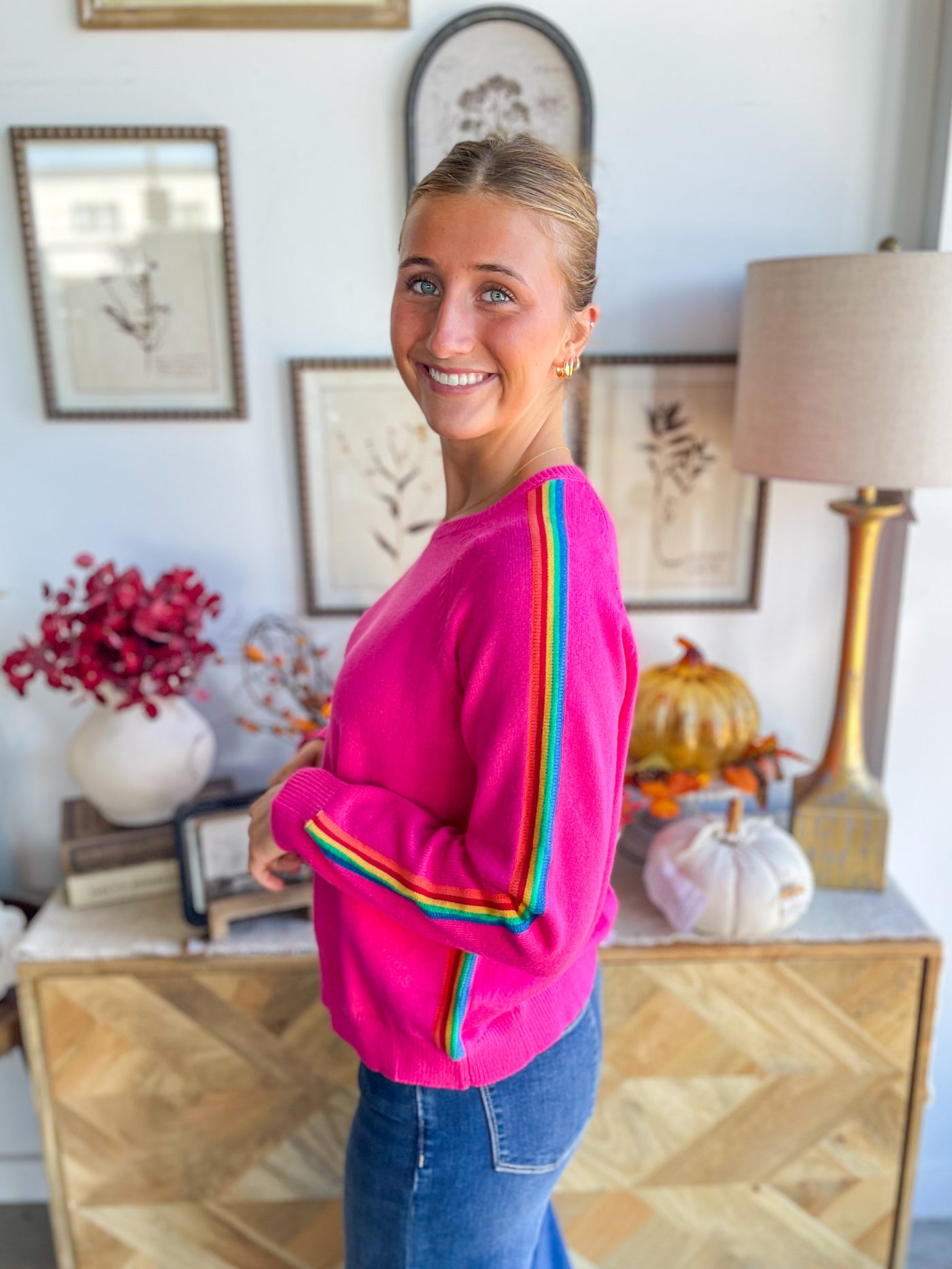 Jodifl Fuchsia Tyler Sweater
