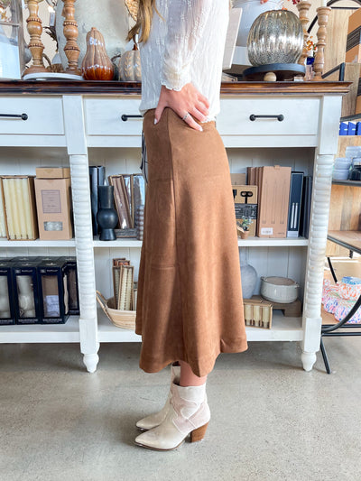 Jodifl Camel Dottie Skirt