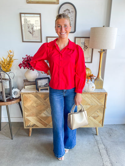 Jodifl Red Billie Top