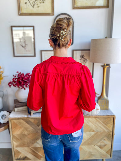 Jodifl Red Billie Top