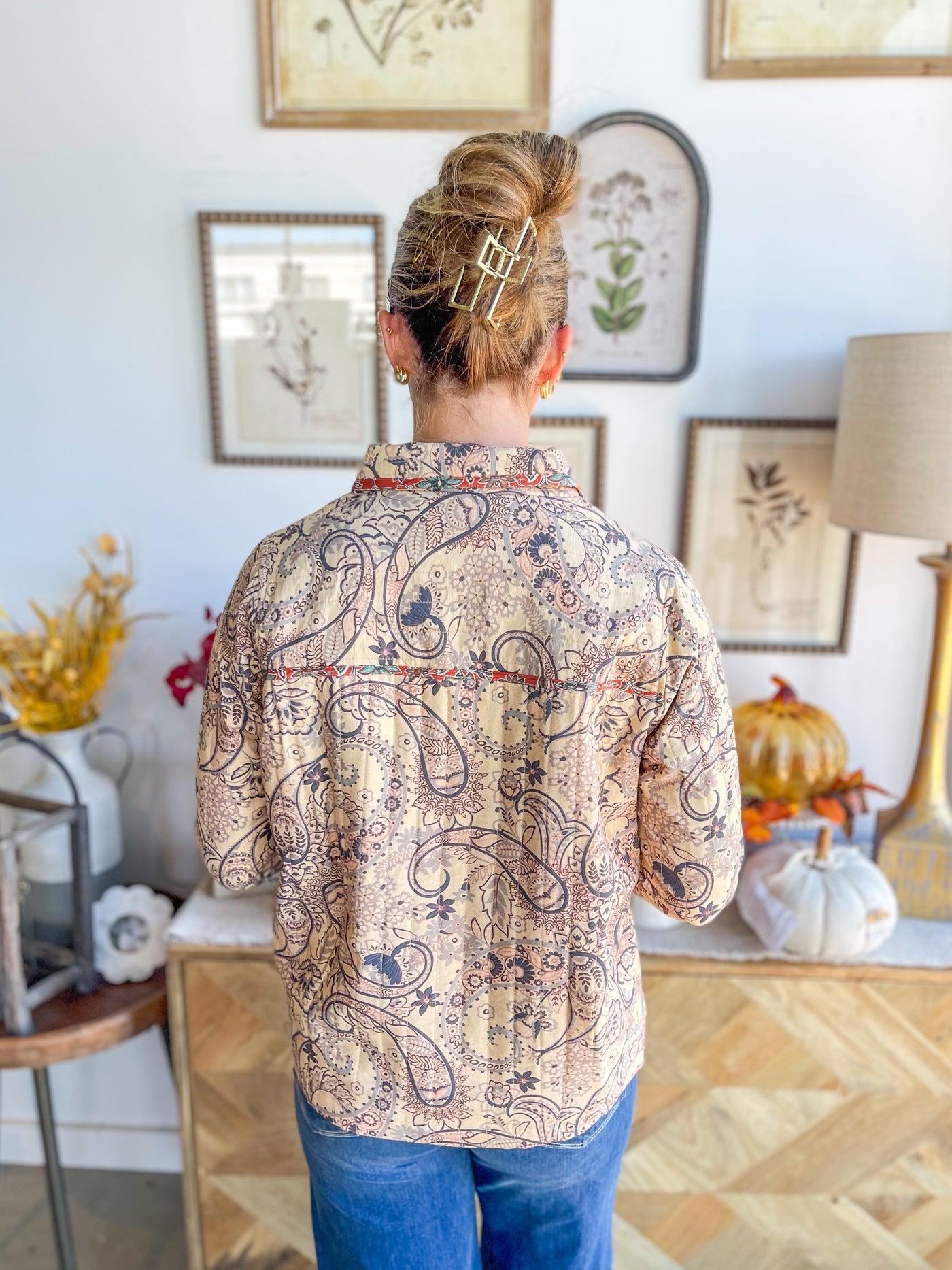 Beige Multi Fate Jacket