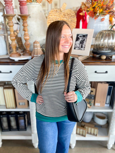Black Ivory Terry Pullover