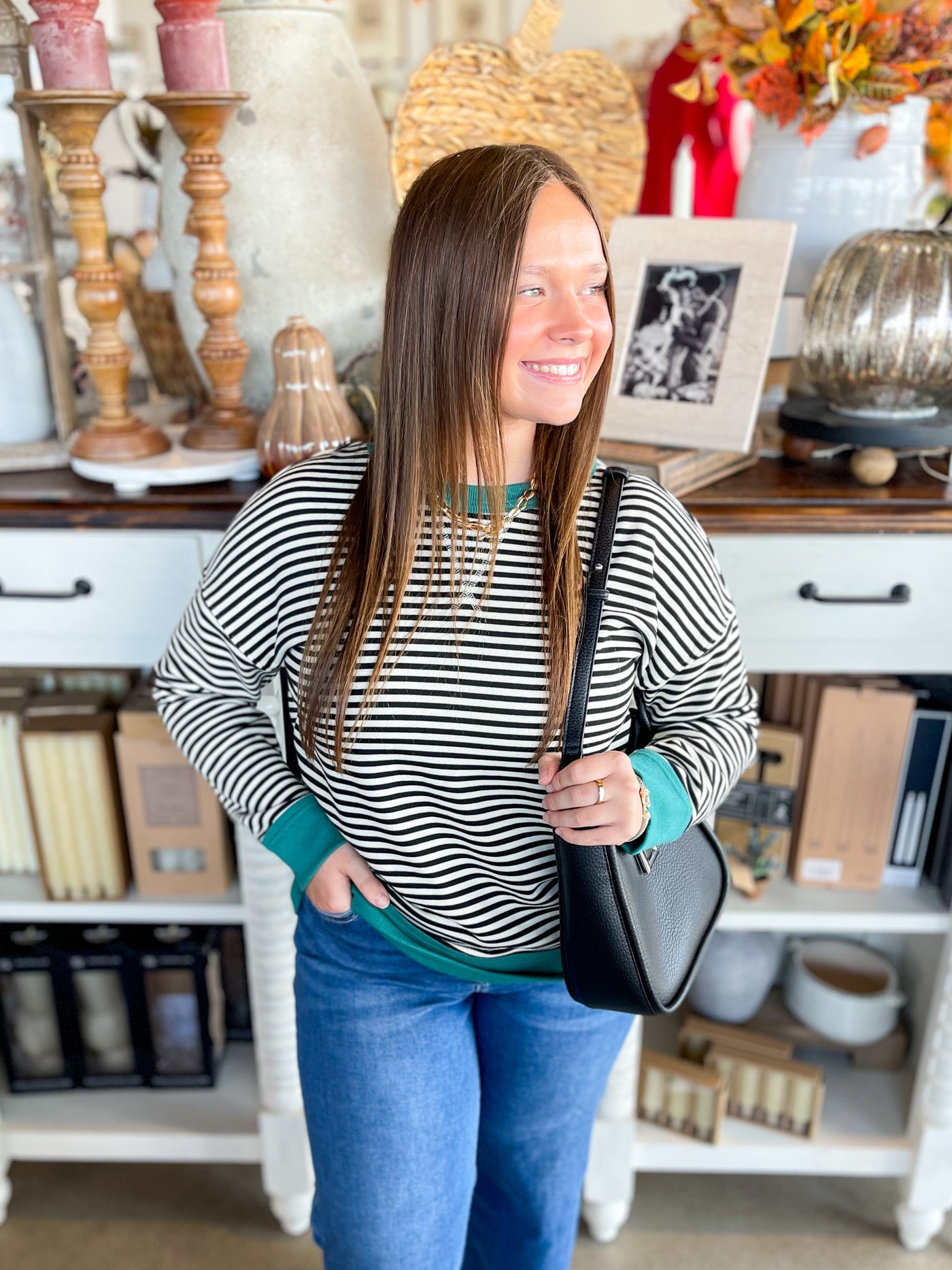 Black Ivory Terry Pullover