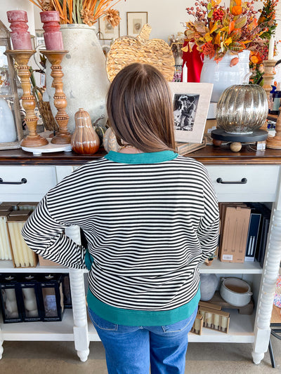 Black Ivory Terry Pullover