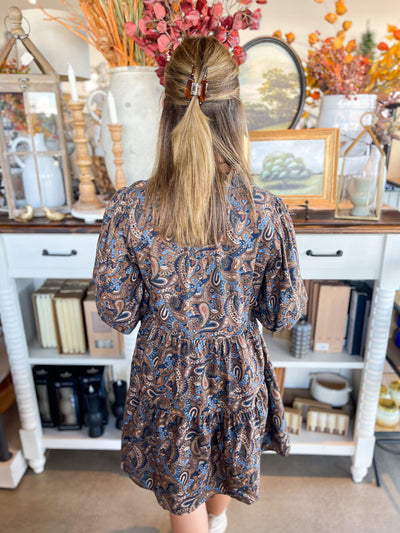 Umgee Navy Merrit Dress