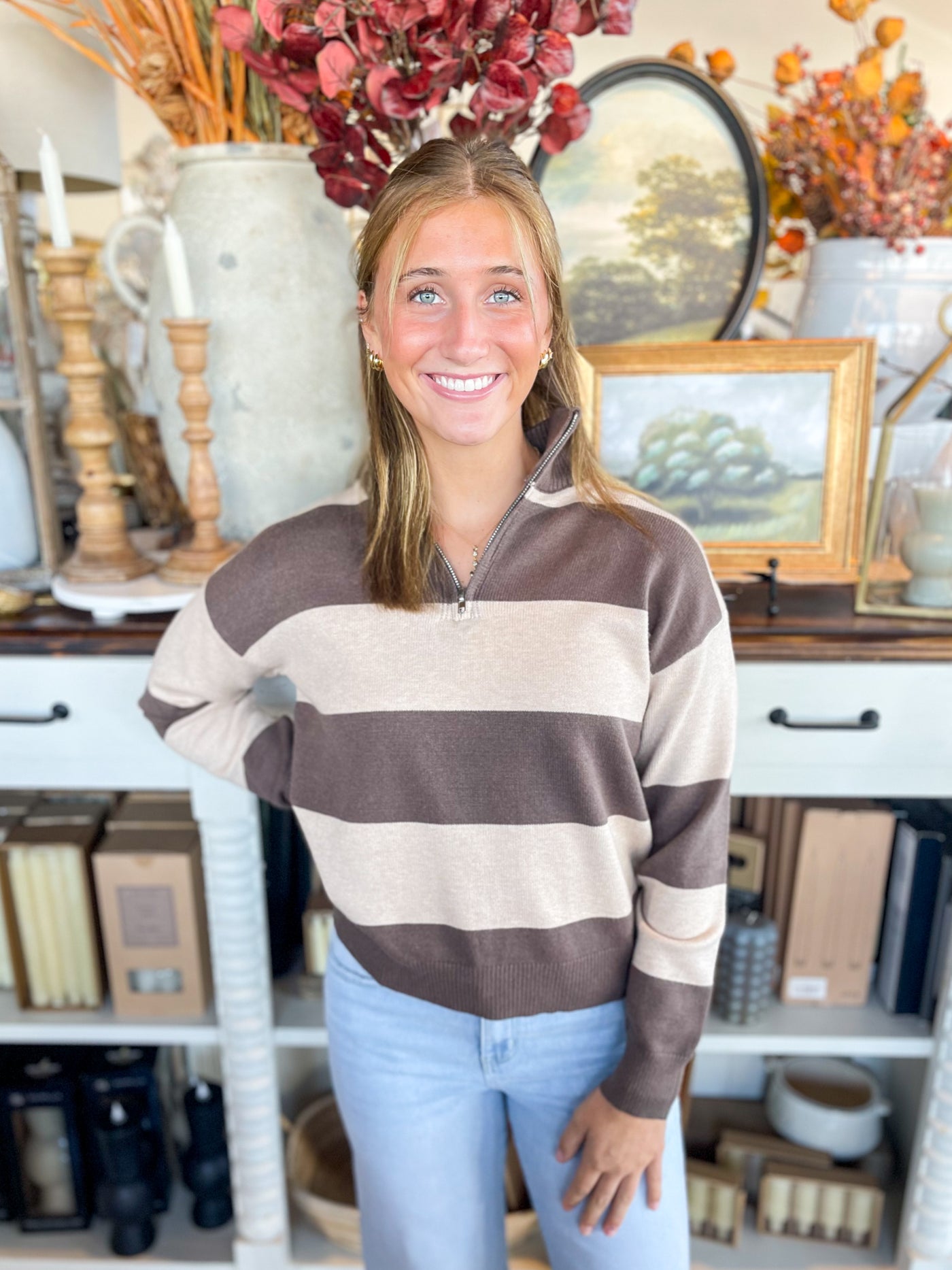 Mocha Shawn Sweater
