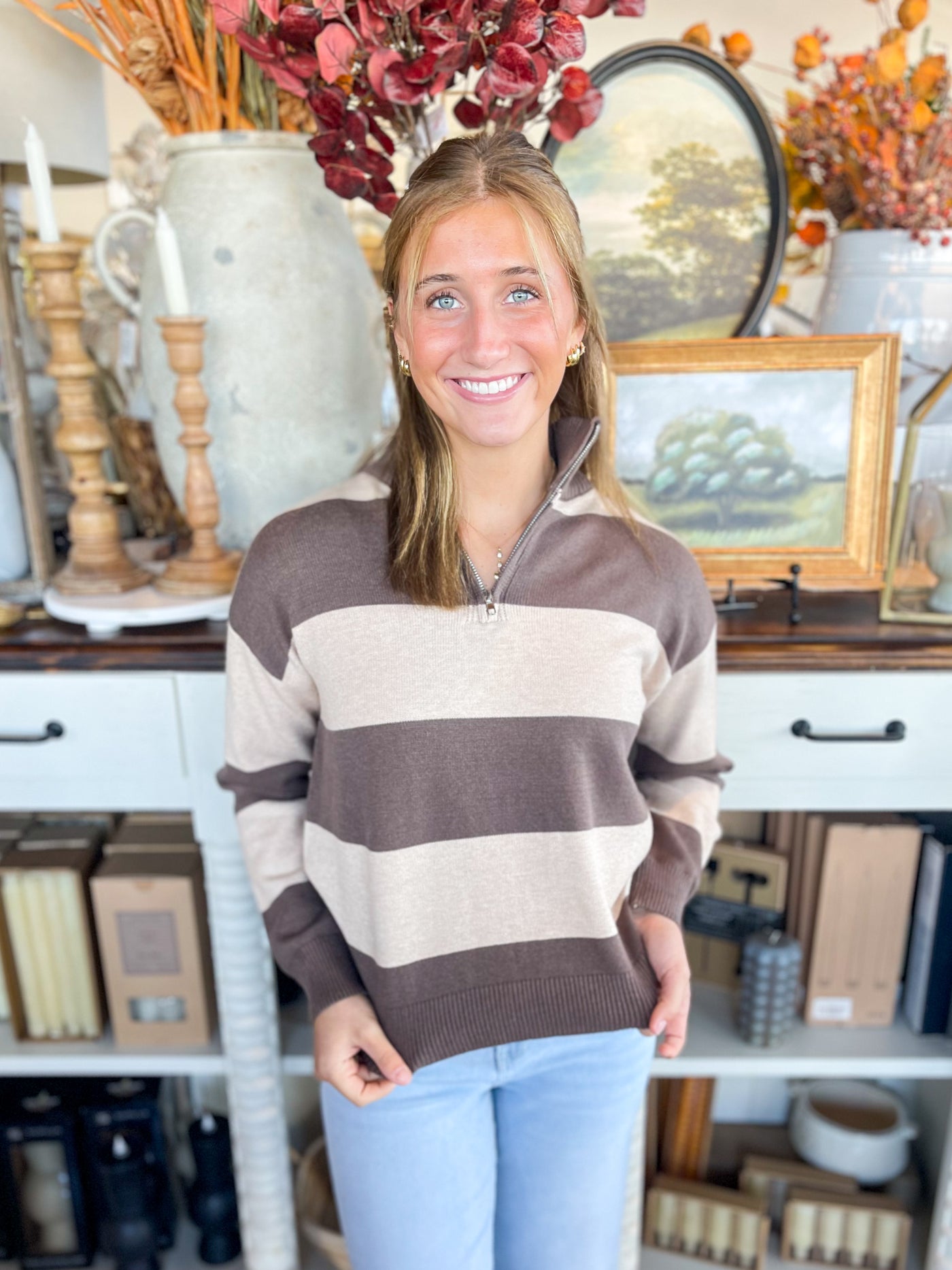Mocha Shawn Sweater