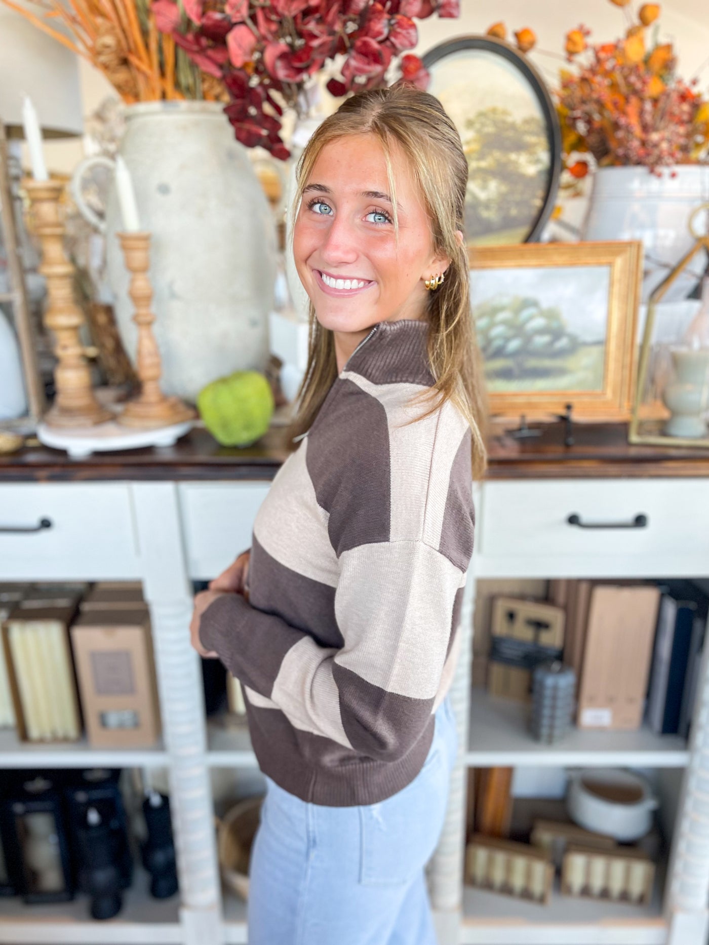 Mocha Shawn Sweater