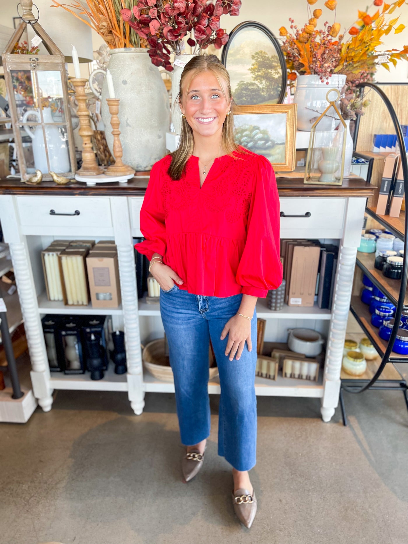 Jodifl Red Tristan Top