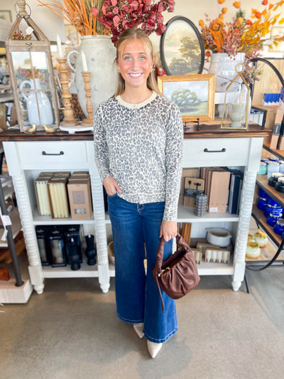 Brown Inside Out Cardigan