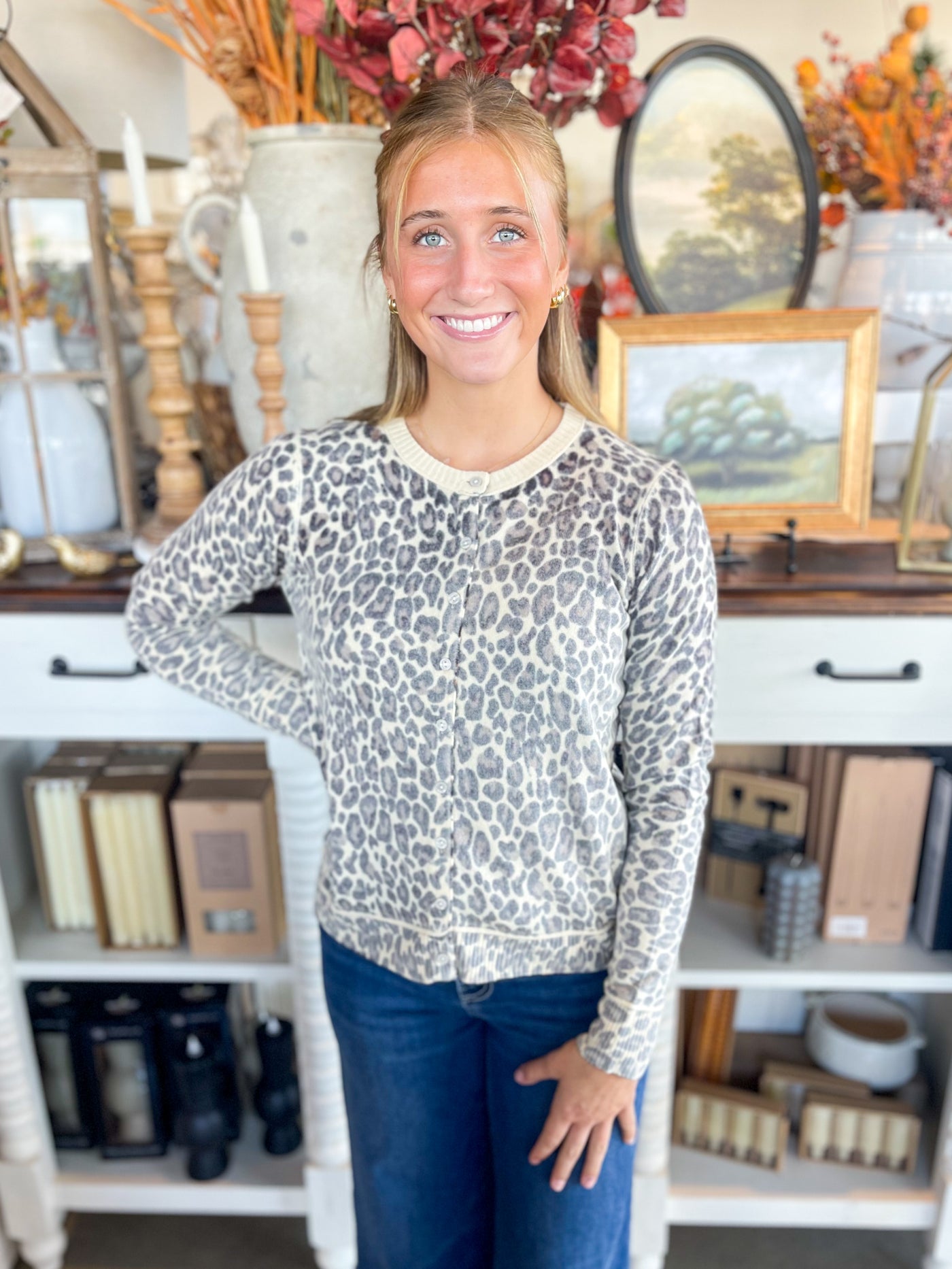 Brown Inside Out Cardigan