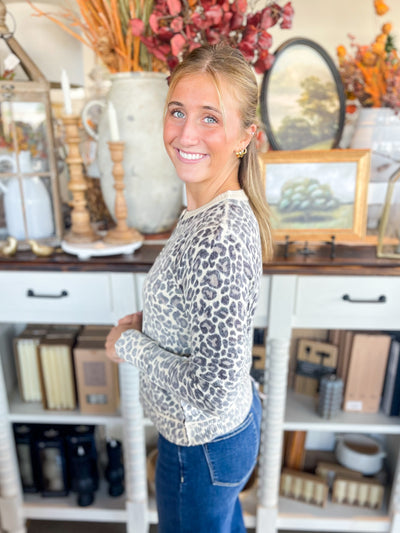 Brown Inside Out Cardigan