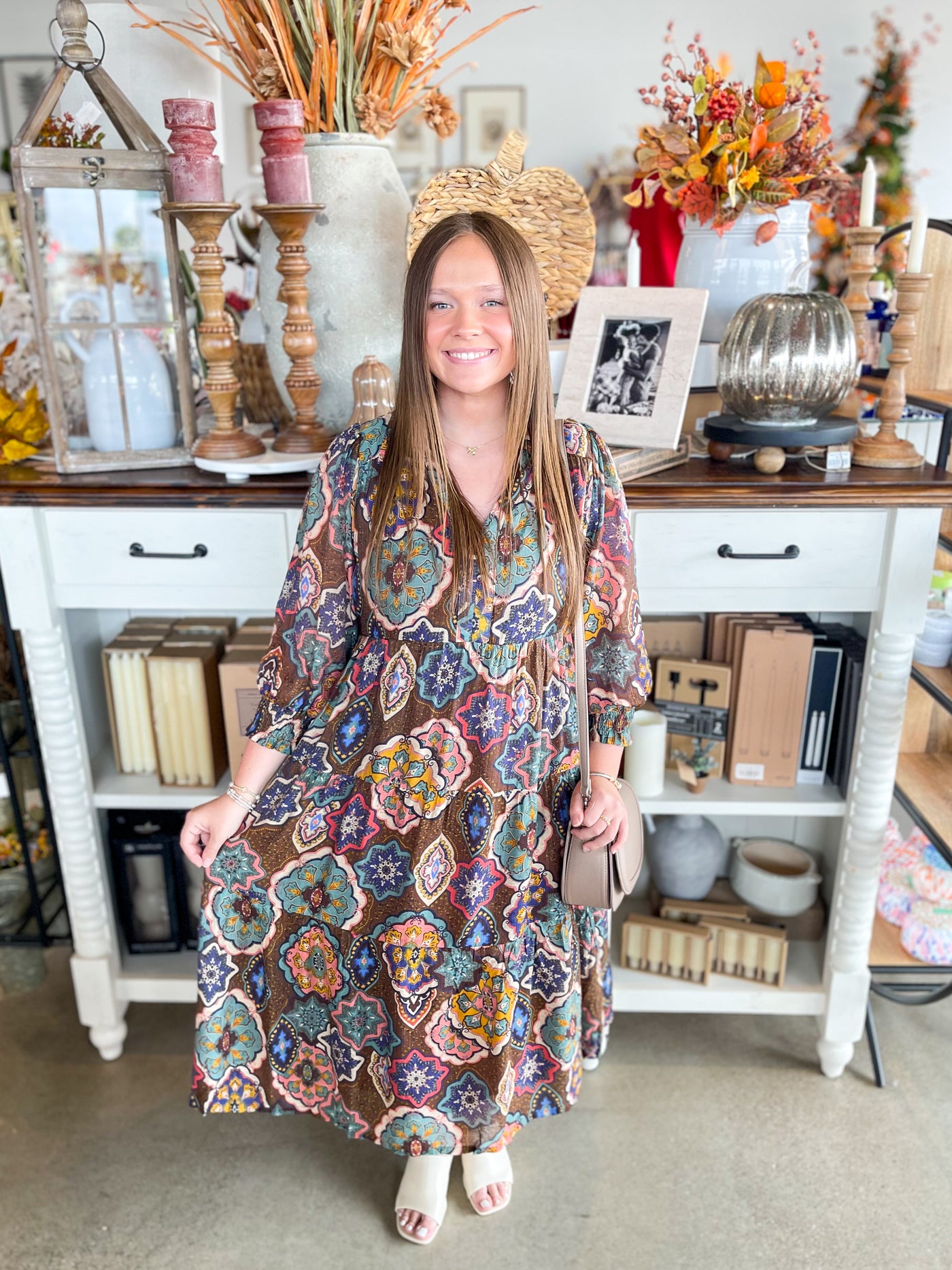 Umgee Brown Sybil Dress