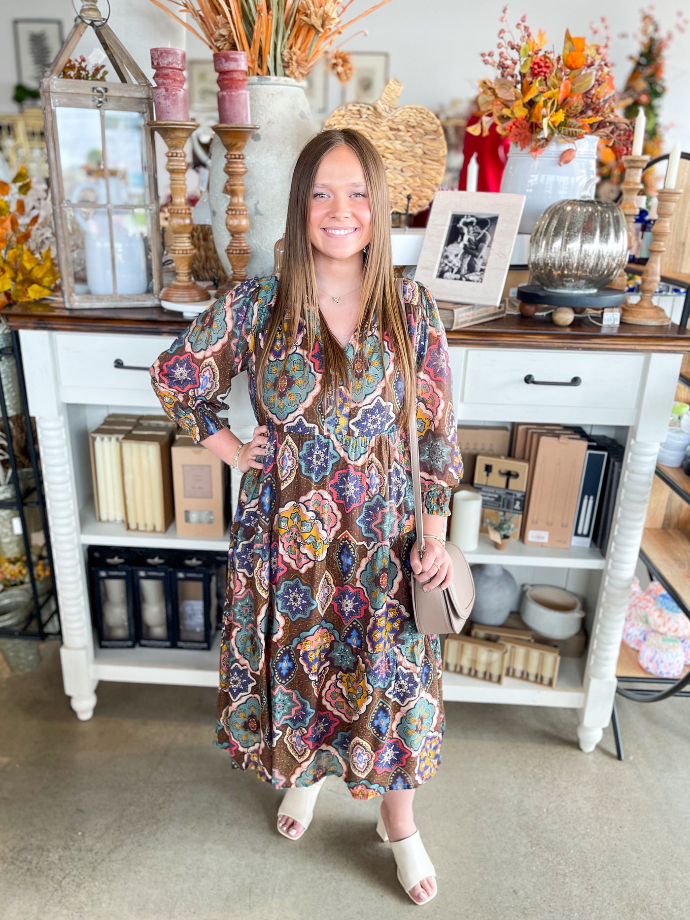 Umgee Brown Sybil Dress