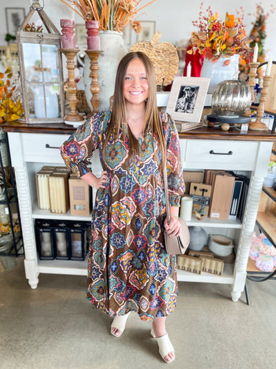 Umgee Brown Sybil Dress
