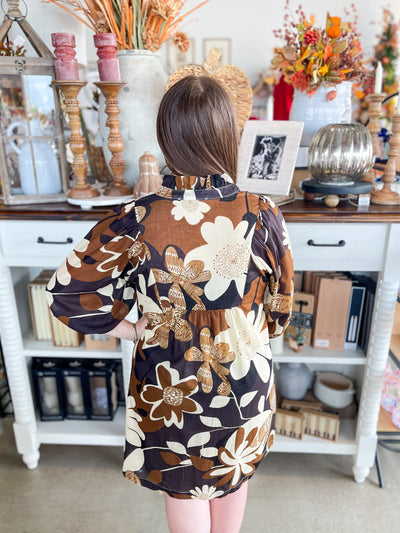 Umgee Camel Mix Billie Dress