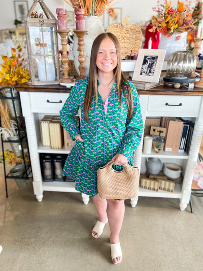 Mary Square Fiona Honey Vines Dress