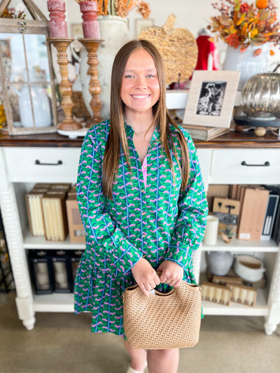 Mary Square Fiona Honey Vines Dress