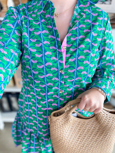 Mary Square Fiona Honey Vines Dress