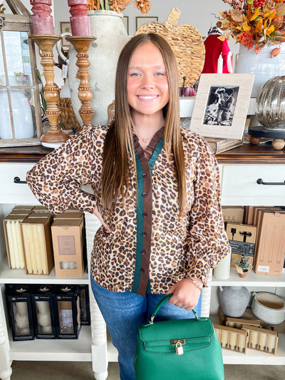 Umgee Olive/Latte Sasha Top