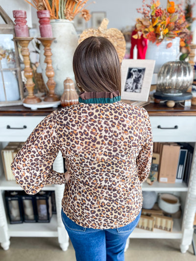 Umgee Olive/Latte Sasha Top