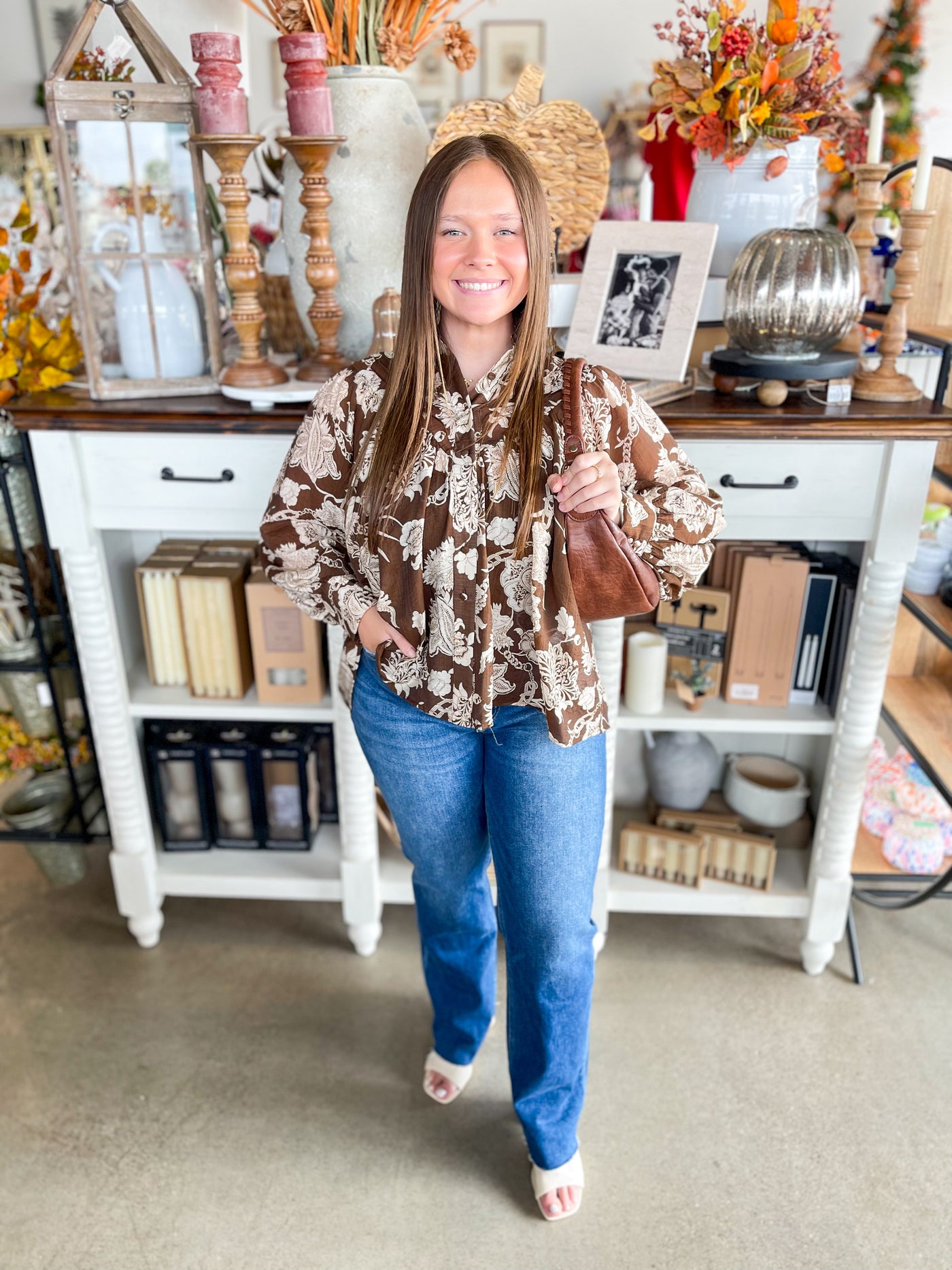 Classic Brown Polly Top