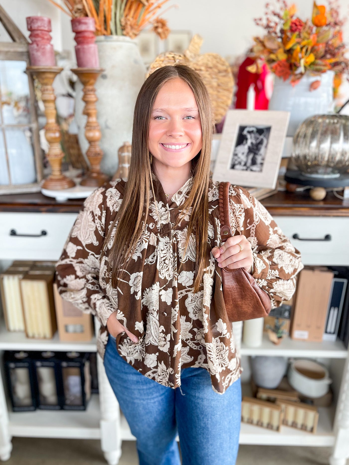 Classic Brown Polly Top