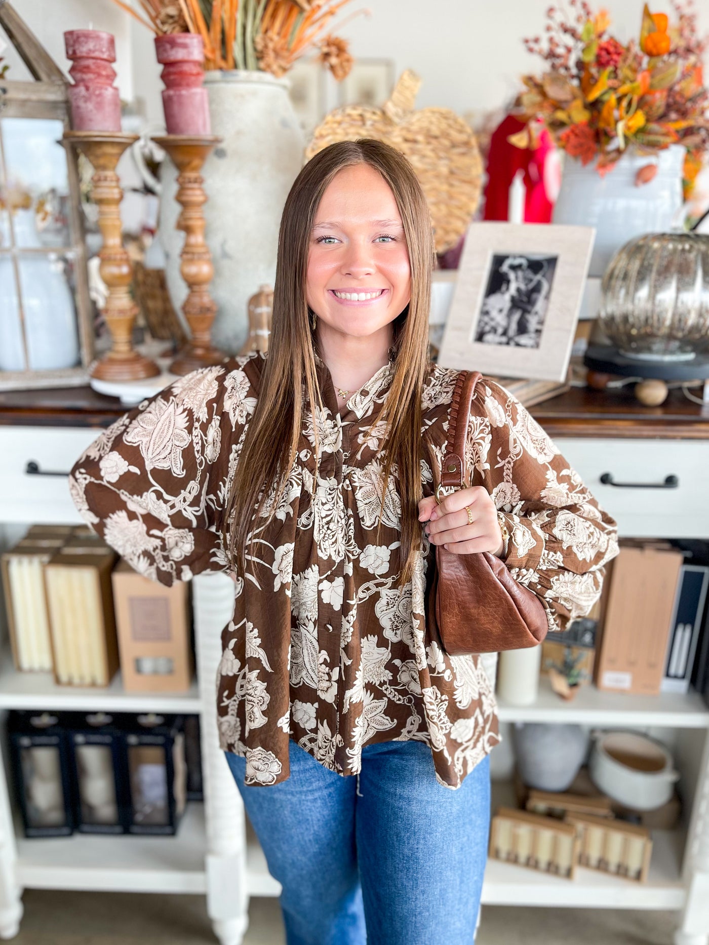 Classic Brown Polly Top