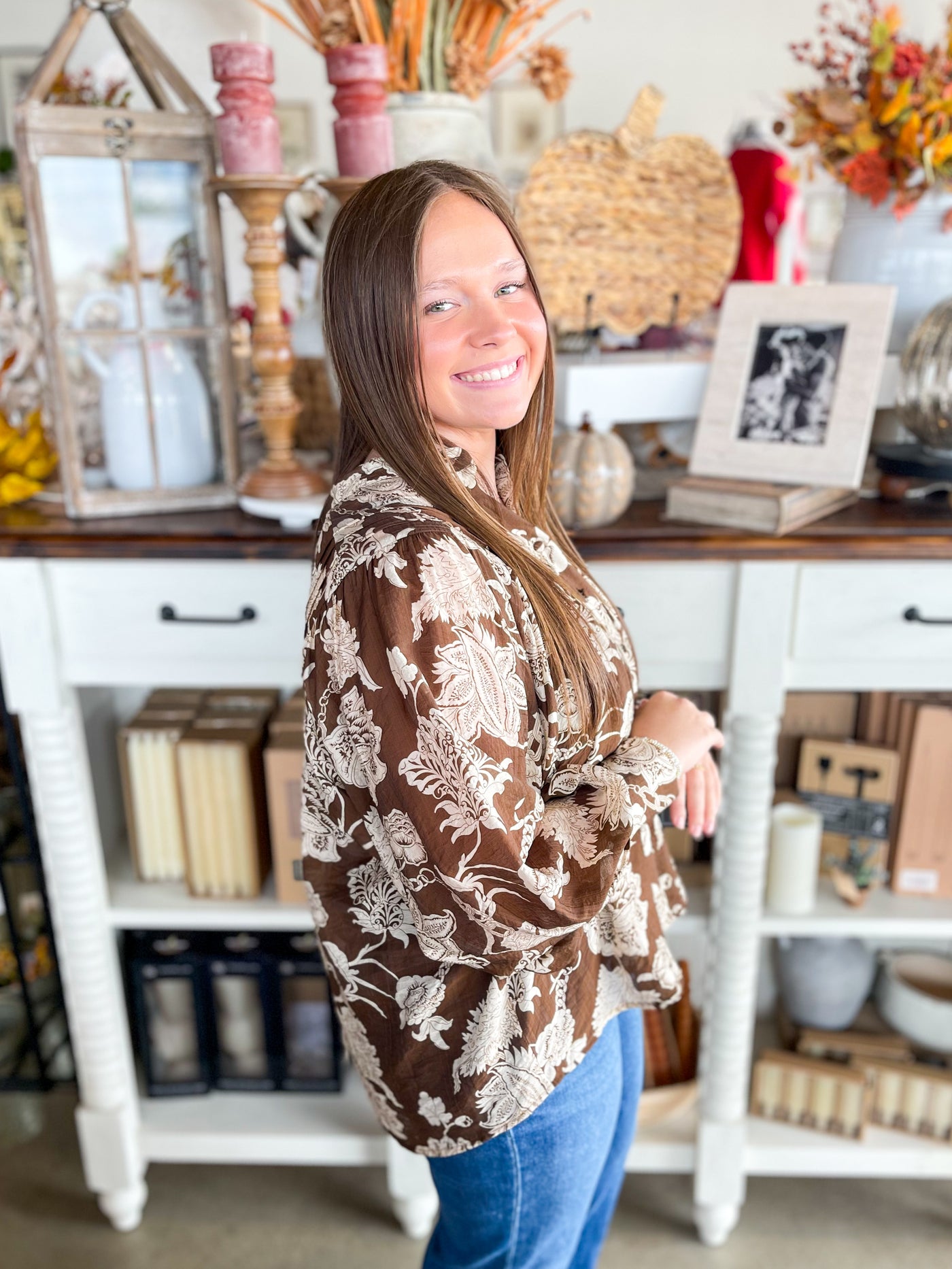 Classic Brown Polly Top