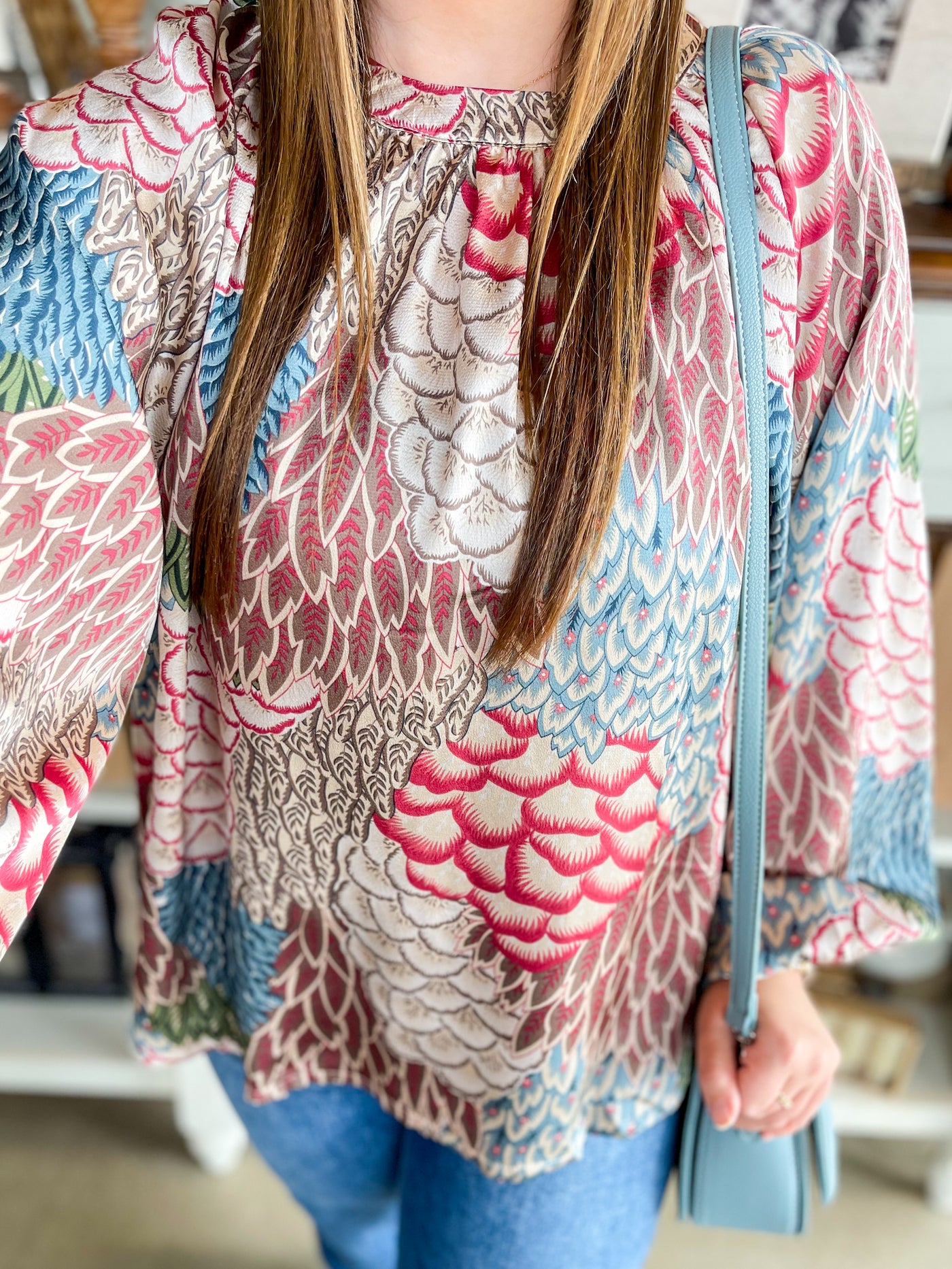 Umgee Brown Mix Darcy Top