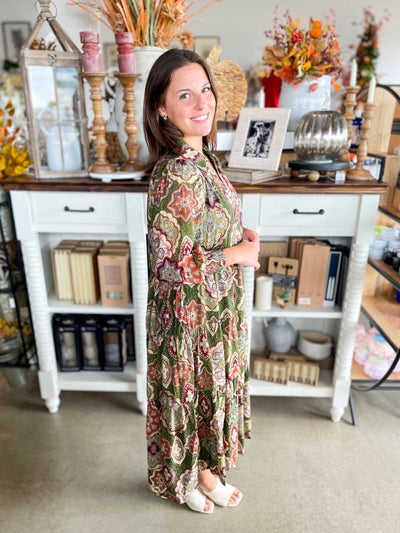Umgee Olive Sybil Dress