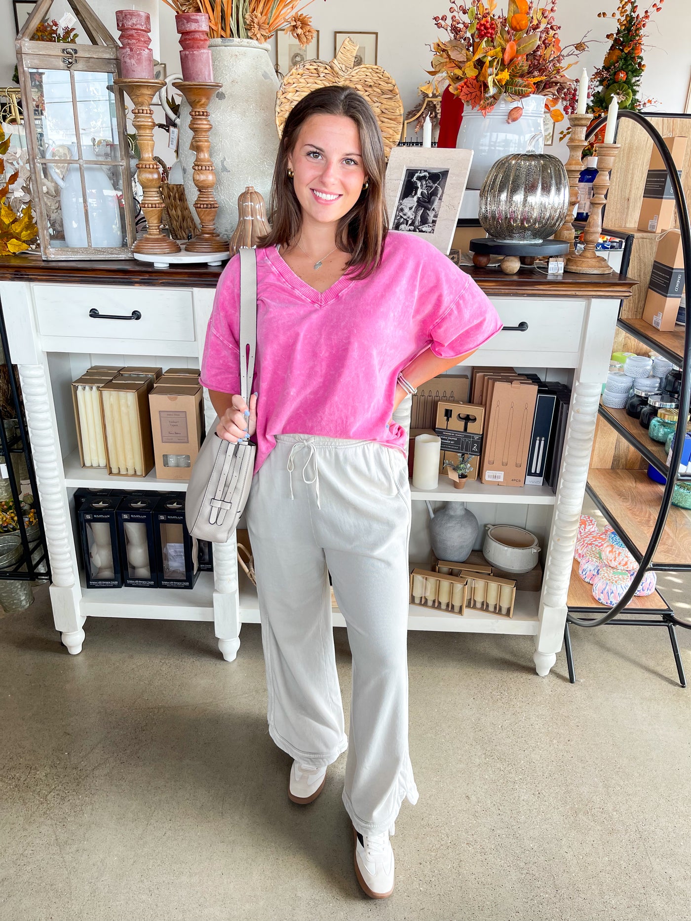 Hot Pink Beasley Top