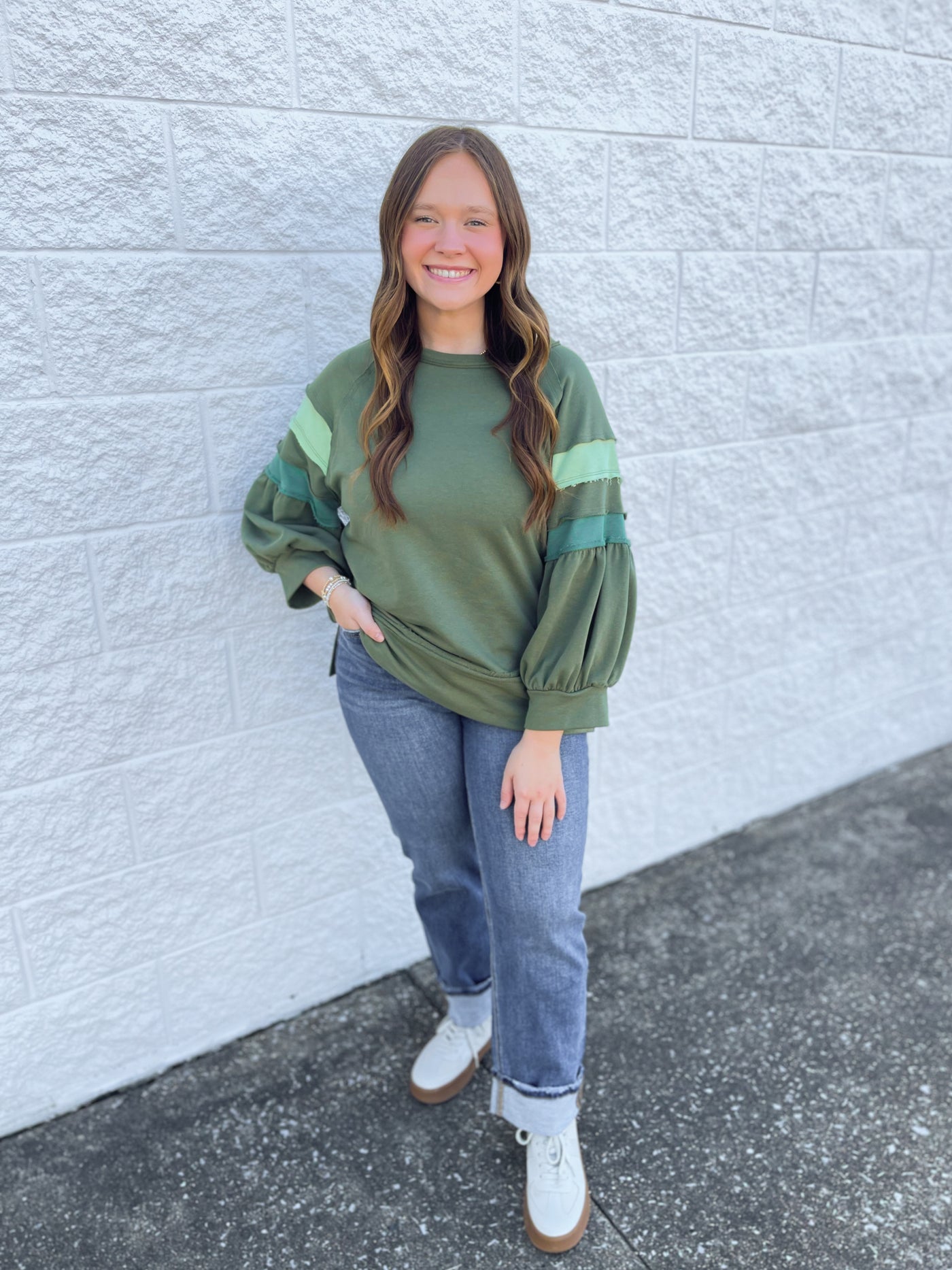 Jodifl Olive Holston Top